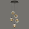 Подвесной светильник Delight Collection MD24022079 MD24022079-5A black/amber