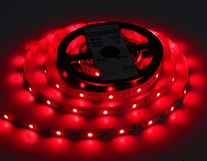 Светодиодная лента RGB с регулировкой температуры света GS4501 5050+2835 90Led / 13W m/ 24V IP20 RGB Ambrella light GS4501