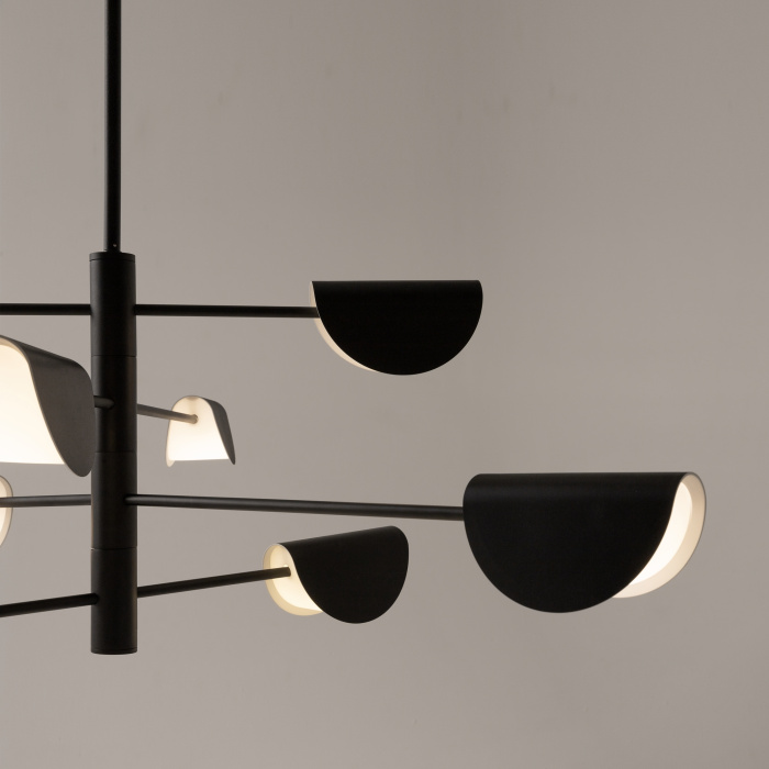 Люстра на штанге Maytoni Mollis MOD126PL-08B