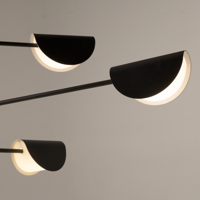 Люстра на штанге Maytoni Mollis MOD126PL-08B