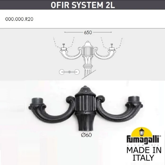 Садовый светильник Fumagalli G30.205.R20.AZE27