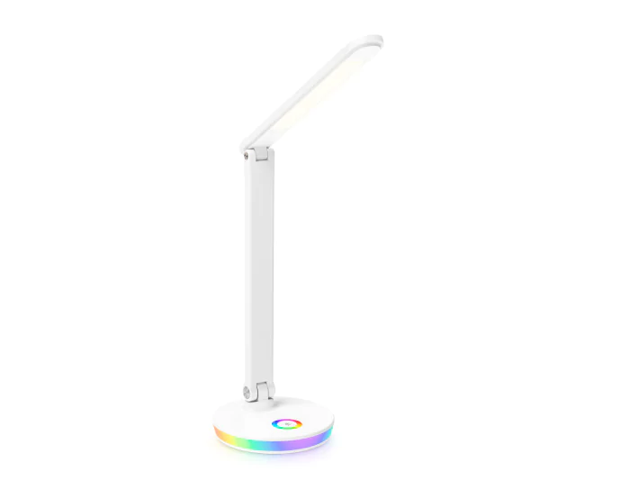 Светодиодная настольная лампа с RGB подсветкой, USB-проводом и регулировкой цвета Ambrella light DE534