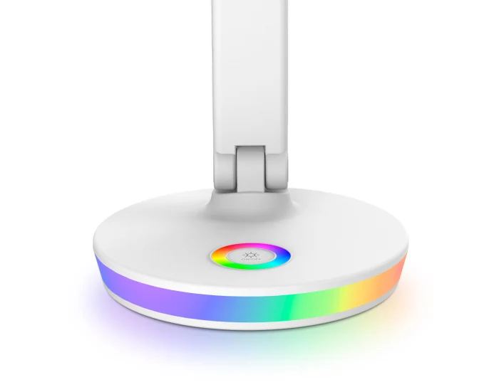 Светодиодная настольная лампа с RGB подсветкой, USB-проводом и регулировкой цвета Ambrella light DE534