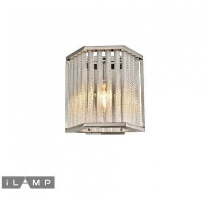 Настенный светильник iLamp RICH W9509-1 NICKEL