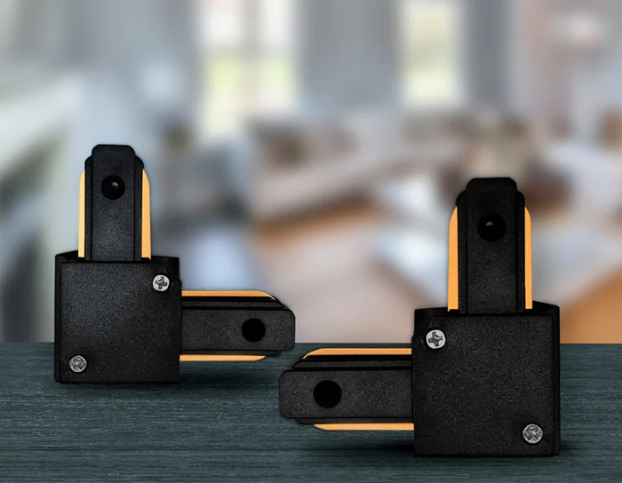 Коннектор угловой однофазный для соединения трековых шинопроводов Ambrella light GL7071