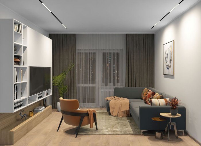 Светильник на шине Denkirs SMART LINEAR DK8005-BK