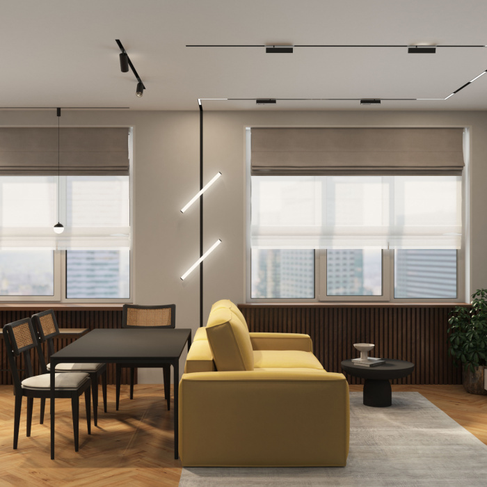 Светильник на шине Denkirs SMART LINEAR DK8005-BK