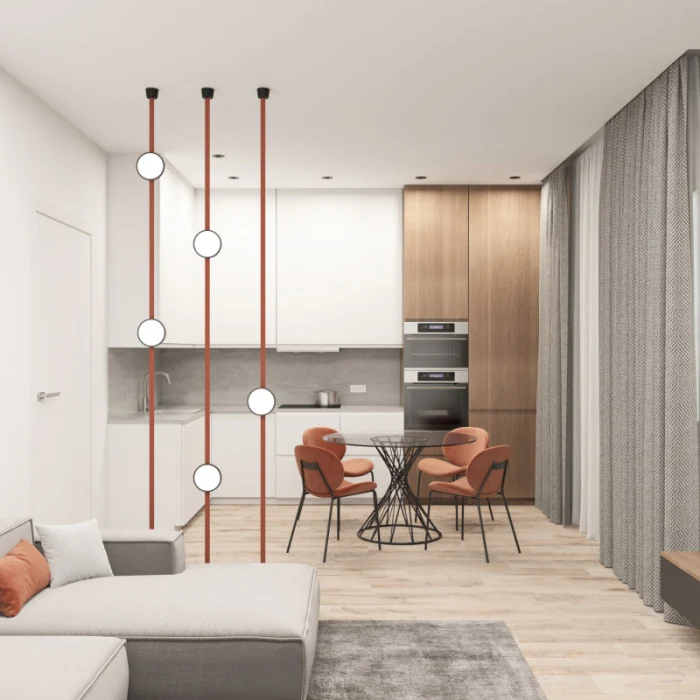 Трек-система Denkirs Belty SET DK55SET19-01-BR