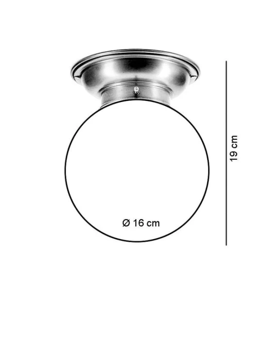 Настенно-потолочный светильник Berliner Messinglampen D60-115opB