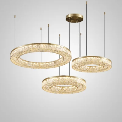 Кольцевая люстра OLAGUS COMBO B Brass ImperiumLoft