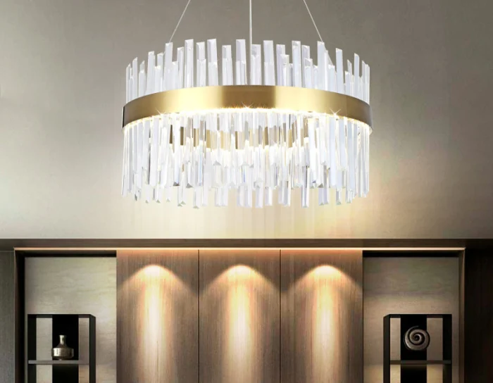 Подвесная светодиодная люстра с хрусталем TRADITIONAL AMBRELLA LIGHT TR5010