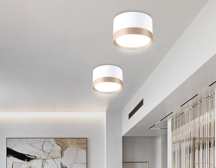 Накладной точечный светильник GX53 Ambrella light TN52355