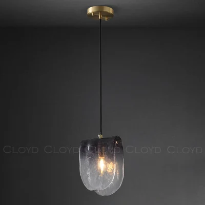 Подвесной светильник Cloyd SPANIEL P1 / выс. 21 см - латунь (арт.11115)