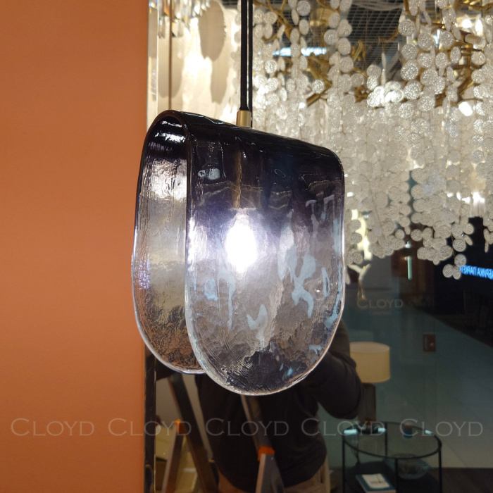 Подвесной светильник Cloyd SPANIEL P1 / выс. 21 см - латунь (арт.11115)