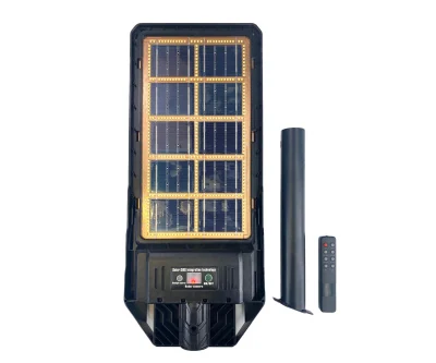 Светильник черный с солнечной батареей Kink Light 09141-2,19