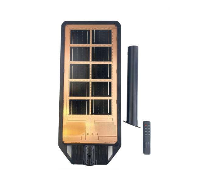 Светильник черный с солнечной батареей Kink Light 09141-2,19