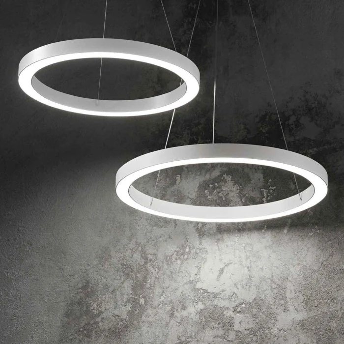Подвесной светодиодный светильник Ideal Lux Oracle SP1 D70 Bianco 211381