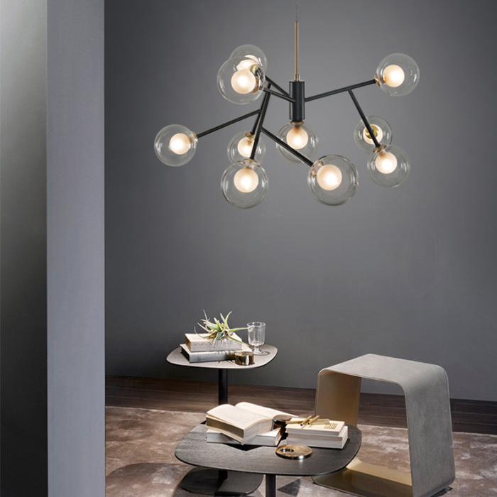 Подвесная люстра PEARL L5 Grey ImperiumLoft