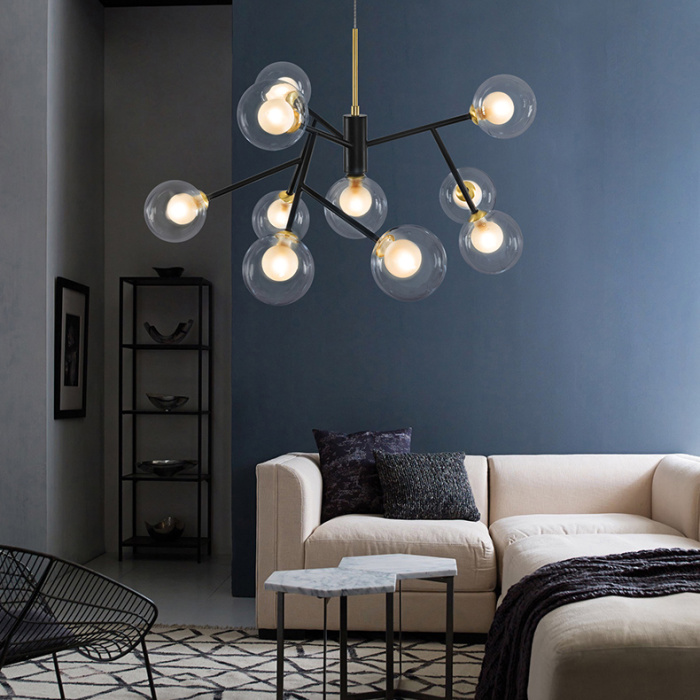 Подвесная люстра PEARL L5 Grey ImperiumLoft