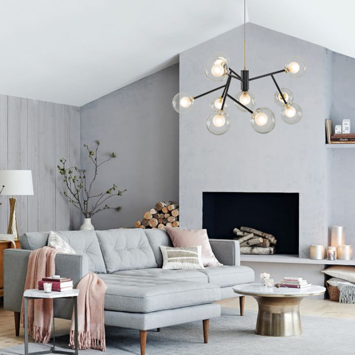 Подвесная люстра PEARL L5 Grey ImperiumLoft