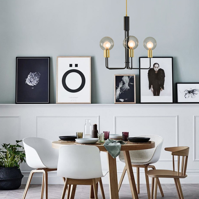 Подвесная люстра PEARL L5 Grey ImperiumLoft