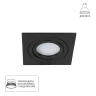 Точечный встраиваемый светильник Arte Lamp TARF A2168PL-1BK