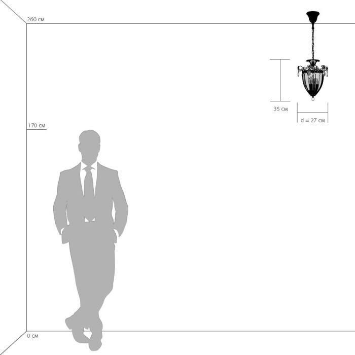 Люстра подвесная Schon Osgona 790031