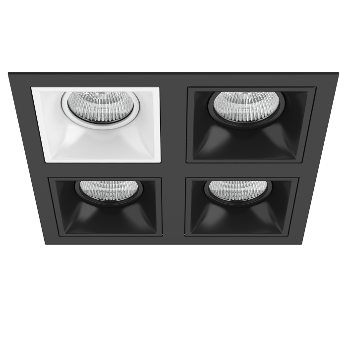 Комплект из светильников и рамки DOMINO Domino Lightstar D54706070707