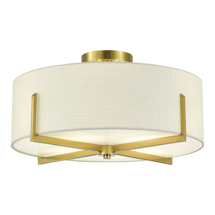 Светильник потолочный Латунь/Белый E27 4*60W SLE3010-302-04