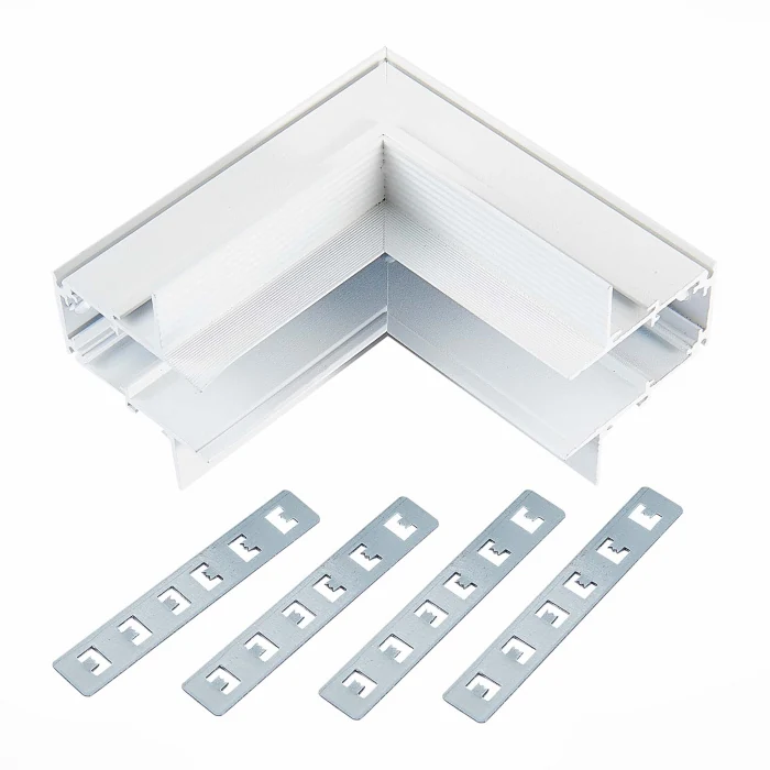 Внутренний угол-соединитель для встраиваемого магнитного шинопровода под ГКЛ 12мм ST-Lu ST007.549.12