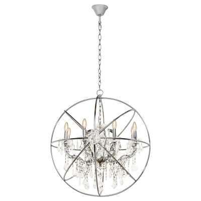 Подвесная люстра Loft it Foucaults orb crystal LOFT1896/8
