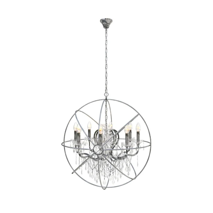 Подвесная люстра Loft it Foucaults orb crystal LOFT1896/8