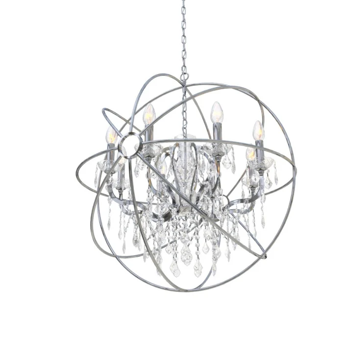 Подвесная люстра Loft it Foucaults orb crystal LOFT1896/8