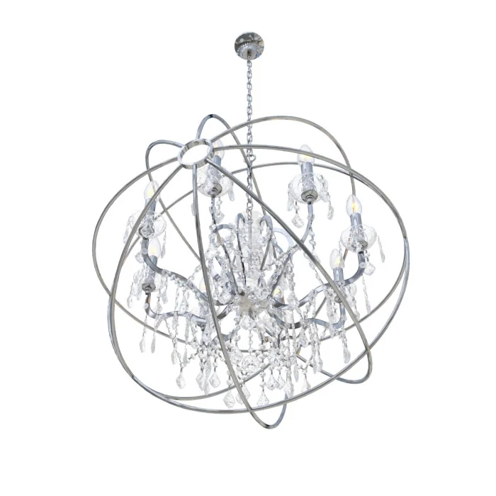 Подвесная люстра Loft it Foucaults orb crystal LOFT1896/8