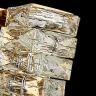Настенный светильник Delight Collection Glissando 6005W/S gold/clear