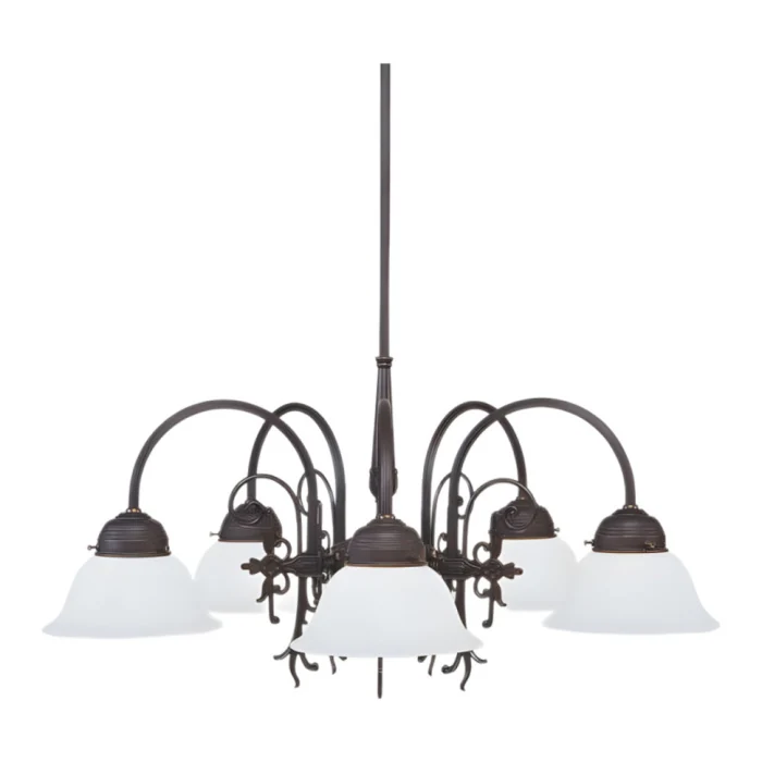 Люстра на штанге Berliner Messinglampen D35-11opA