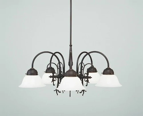 Люстра на штанге Berliner Messinglampen D35-11opA