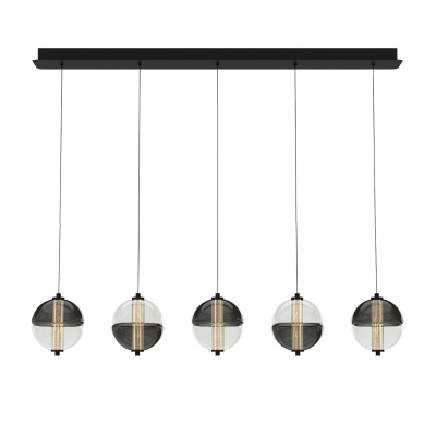 Подвесной светильник Delight Collection MD24022079 MD24022079-5B black/smoky