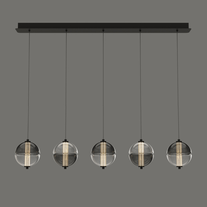 Подвесной светильник Delight Collection MD24022079 MD24022079-5B black/smoky