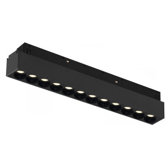 Светильник трековый магнитный iLedex VISION SMART 4822-002-L235-12W-38DG-BK (раб. с Алисой)