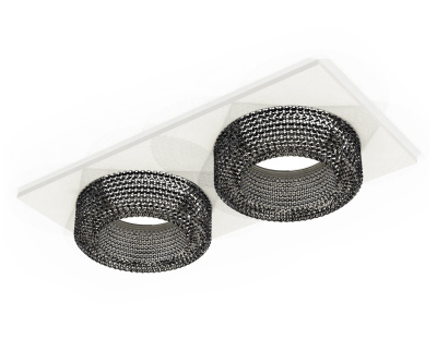 Комплект встраиваемого светильника с композитным хрусталем Ambrella light XC7635021