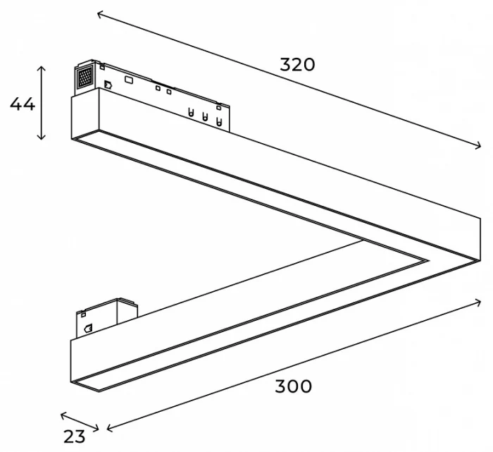 Трековый светильник Hesby Lighting ElDeko HSBL_0235