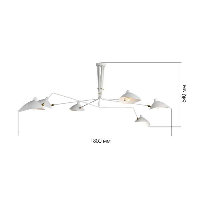 Люстра на штанге ST-Luce SL305.502.06