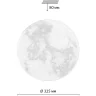 7726/CLN PALE SN 115 Светильник пластик/мульти LED 36Вт 4000К D325 IP43 SUN