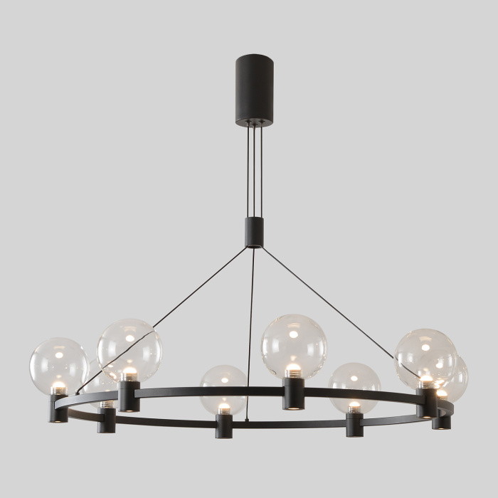 Подвесная люстра Crystal Lux DUET SP56W LED BLACK