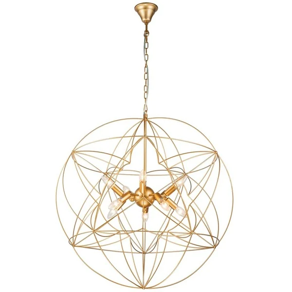 Подвесная люстра iLamp Element 8777-800 GOLD
