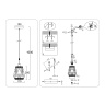 Светильник подвесной в стиле лофт AMBRELLA light TR8521