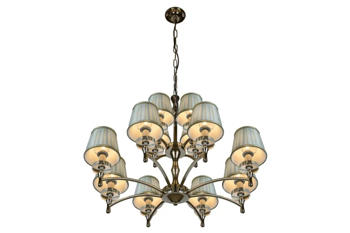 Подвесная люстра iLamp Olivia 82336/8+4 Хром