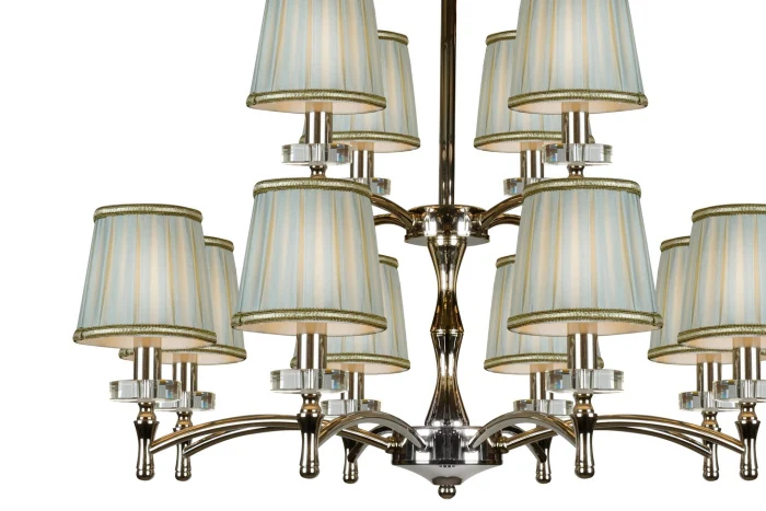 Подвесная люстра iLamp Olivia 82336/8+4 Хром