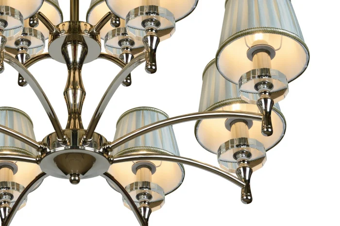 Подвесная люстра iLamp Olivia 82336/8+4 Хром